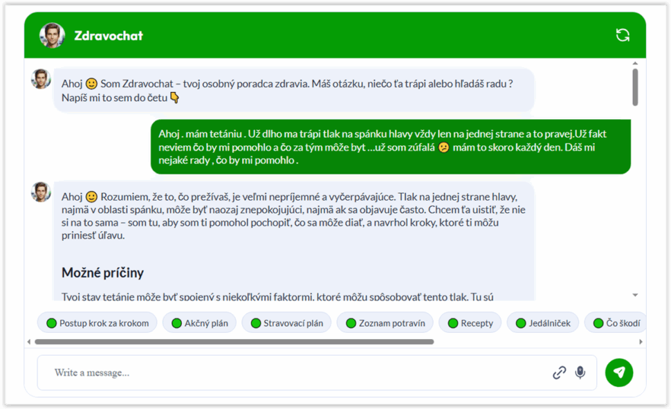 Zdravochat . poradca zdravia