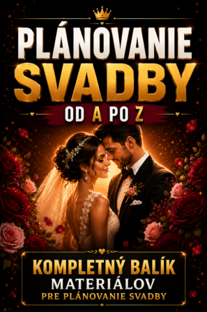 Plánovanie svadby od A&nbsp;po Z&nbsp;– Kompletný balík